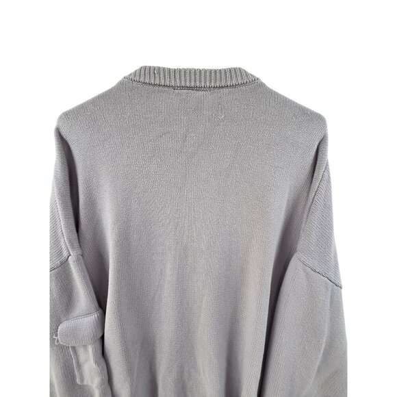 Cold Culture Men's Sweater Crewneck Long Sleeve Pullover Sweater Gray Size S - Picture 5 of 6